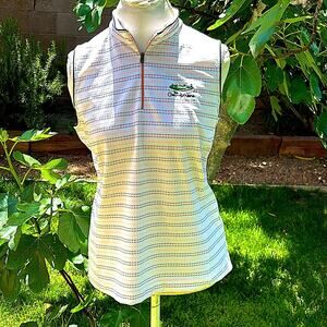Tail Tech Sleeveless Golf Polo Shirt Size L